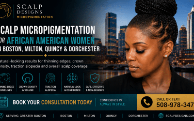 Scalp Micropigmentation for African American Women in Boston, Milton, Quincy & Dorchester